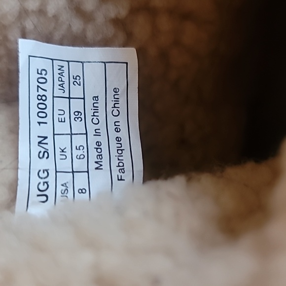 UGG Daphne Shearling lined Suede Boots size womens 8 - Picture 8 of 10